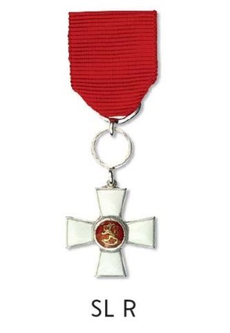 Suomen Leijonan ritarimerkki.