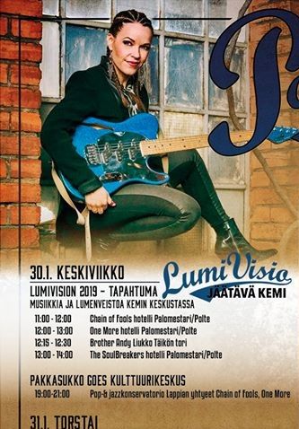 Pakkasukko Blues N`Jazzin aikataulu. Klikkaa kuvaa, niin saat sen suuremmaksi.