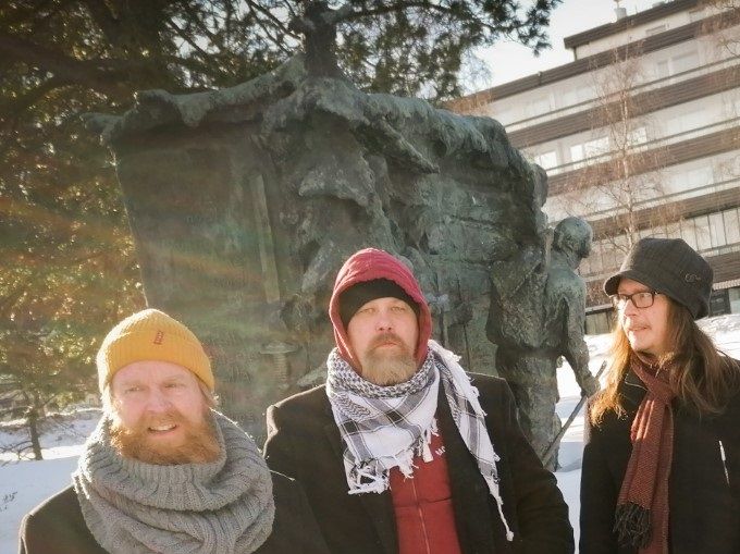 The Meänland kulttuurikierroksellaan. Kuva: Antti Mäki.
