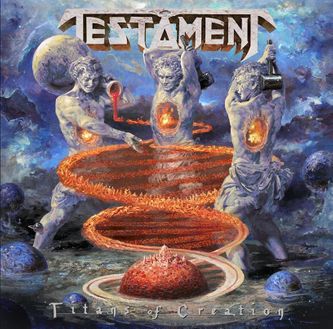 Testament -yhtyeen Titans of Creation nousi suoraan listan sijalle kuusi.